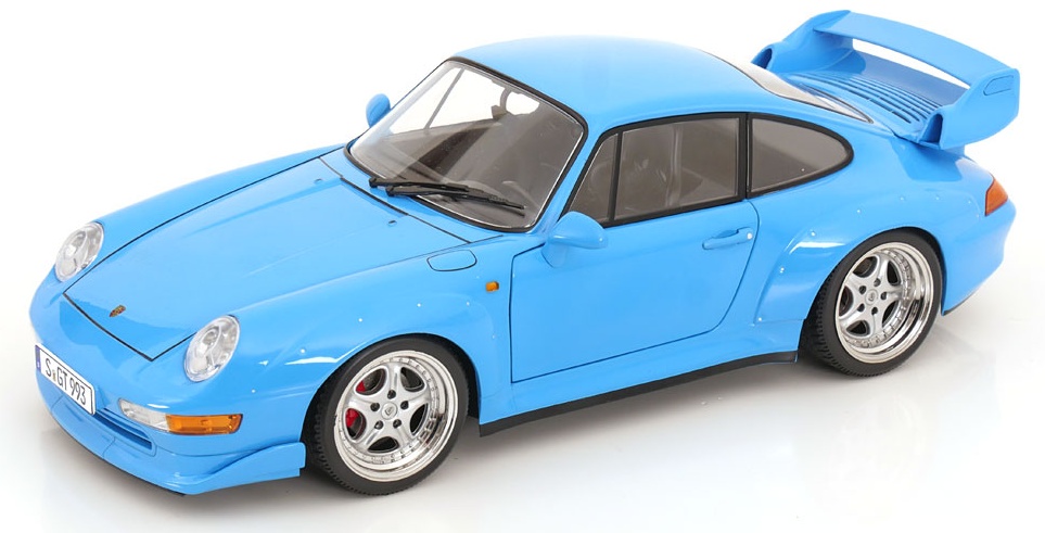 PORSCHE 911 TYPE 993 GT BLEUE (SPEEDLINE) 1996 KK SCALE 1/12°